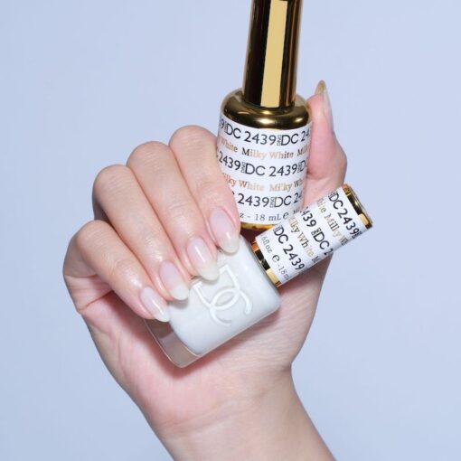 DND DC Gel Nail Polish Duo - 2439 Milky White - DTK Nail Supply