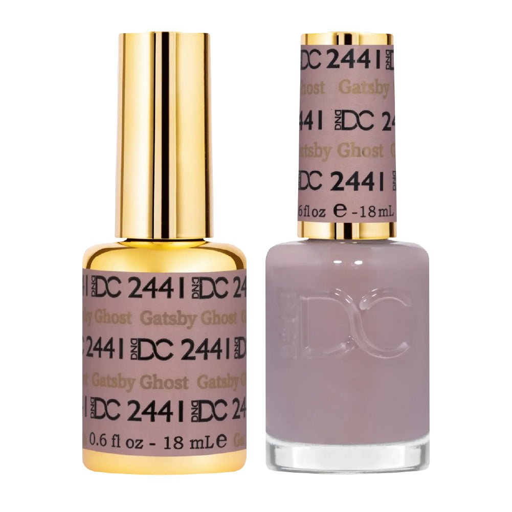 DND DC Gel Nail Polish Duo - 2441 Gatsby Ghost - DTK Nail Supply