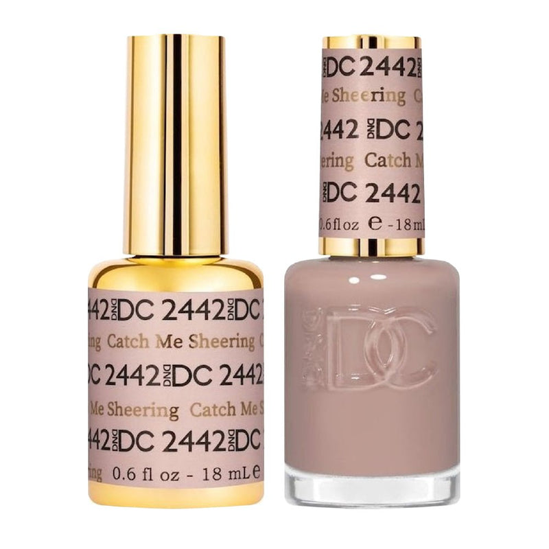 DND DC Gel Nail Polish Duo - 2442 Catch Me Sheering - DTK Nail Supply