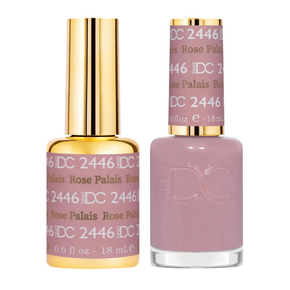 DND DC Gel Nail Polish Duo - 2446 Rose Palais - DTK Nail Supply