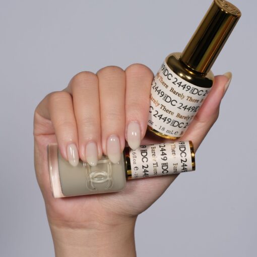 DND DC Gel Nail Polish Duo - 2449 Barely There - DTK Nail Supply