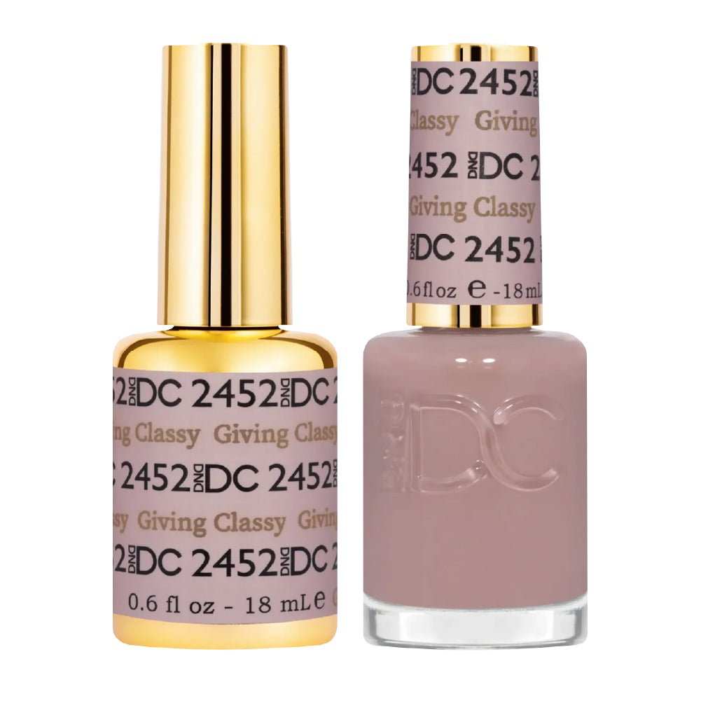 DND DC Gel Nail Polish Duo - 2452 Giving Classy - DTK Nail Supply