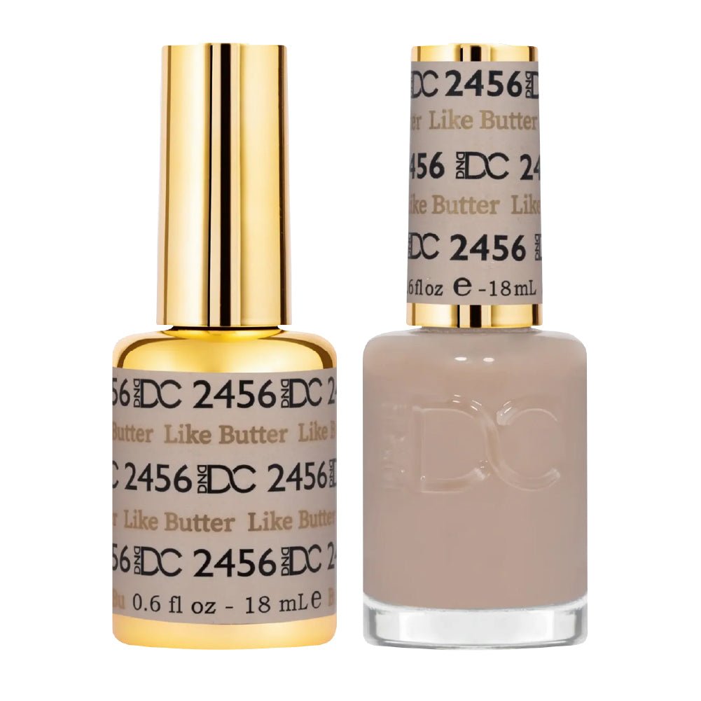 DND DC Gel Nail Polish Duo - 2456 Like Butter - DTK Nail Supply