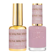 DND DC Gel Nail Polish Duo - 2461 Milky Pink - DTK Nail Supply