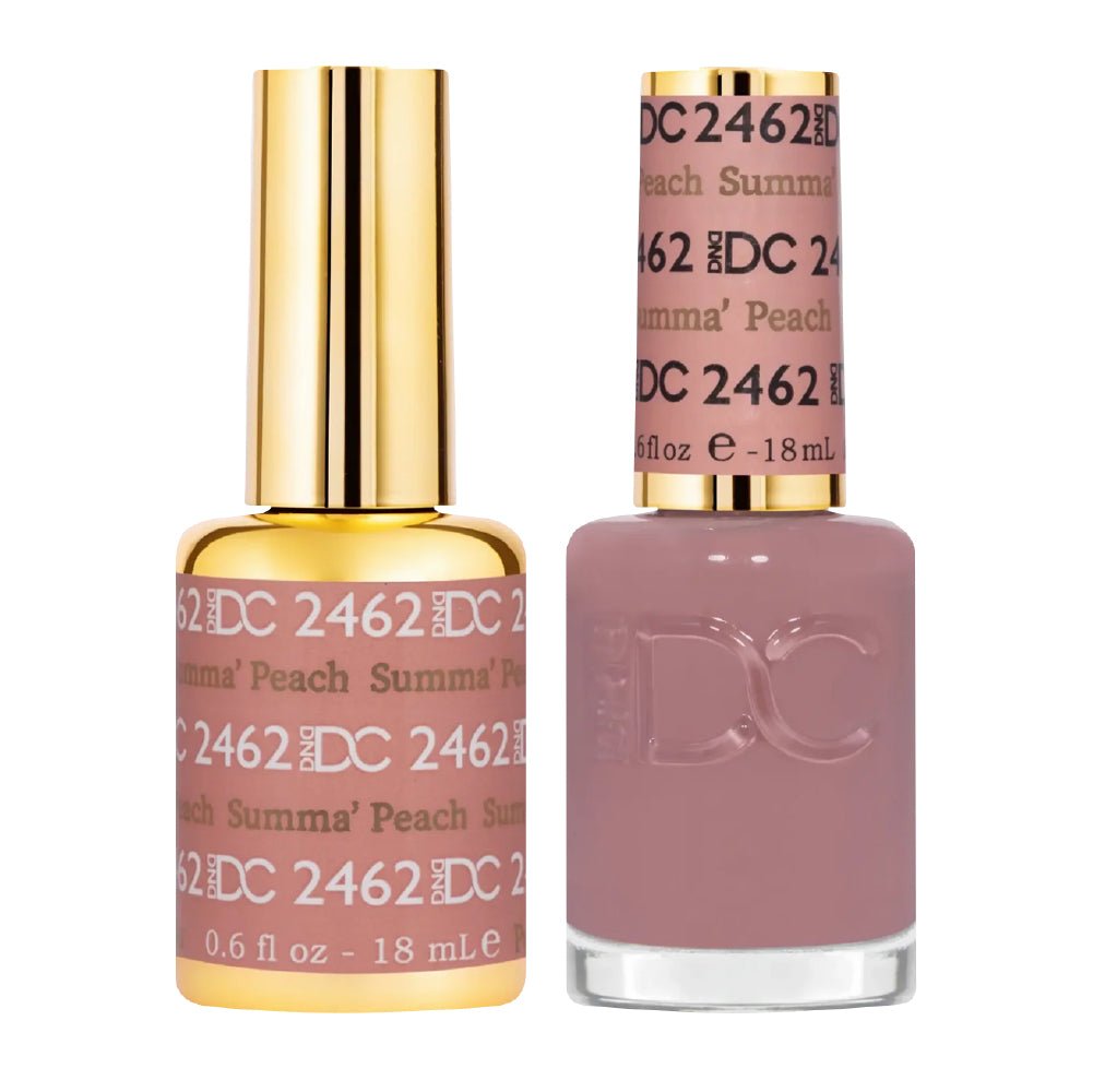 DND DC Gel Nail Polish Duo - 2462 Summa' Peach - DTK Nail Supply