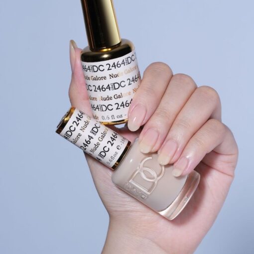 DND DC Gel Nail Polish Duo - 2464 Galore Nude - DTK Nail Supply