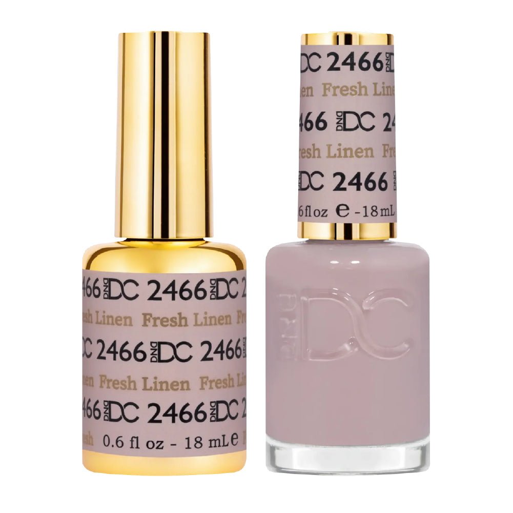 DND DC Gel Nail Polish Duo - 2466 Fresh Linen - DTK Nail Supply