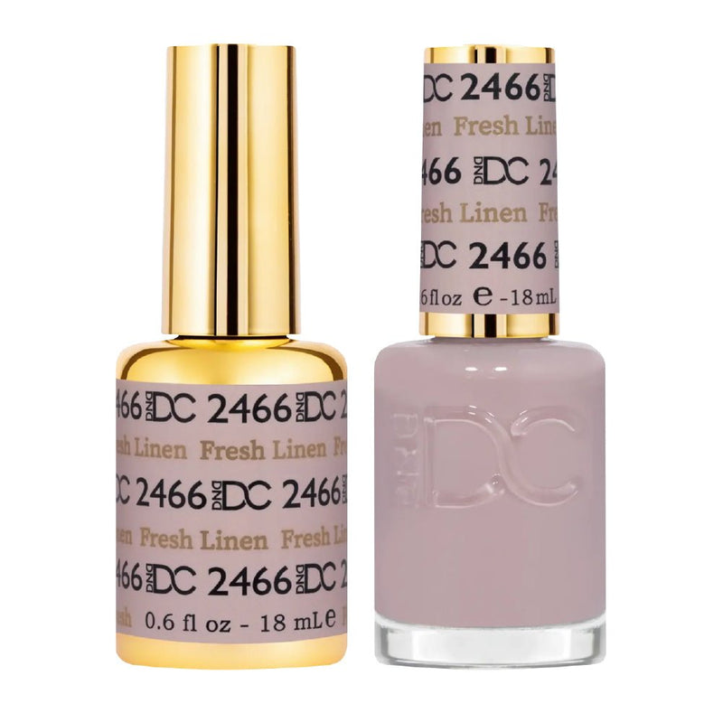 DND DC Gel Nail Polish Duo - 2466 Fresh Linen - DTK Nail Supply