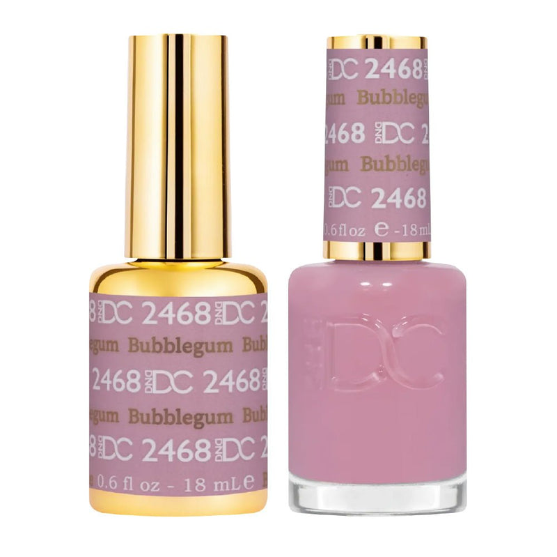 DND DC Gel Nail Polish Duo - 2468 Bubblegum - DTK Nail Supply