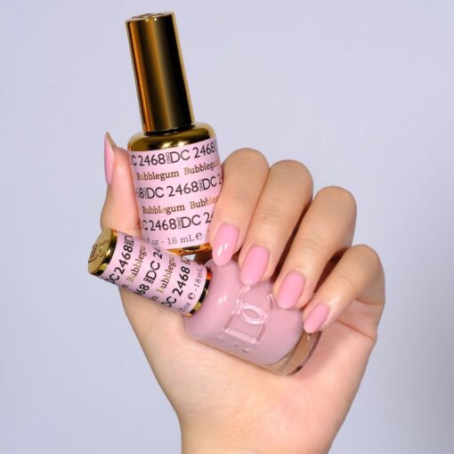 DND DC Gel Nail Polish Duo - 2468 Bubblegum - DTK Nail Supply