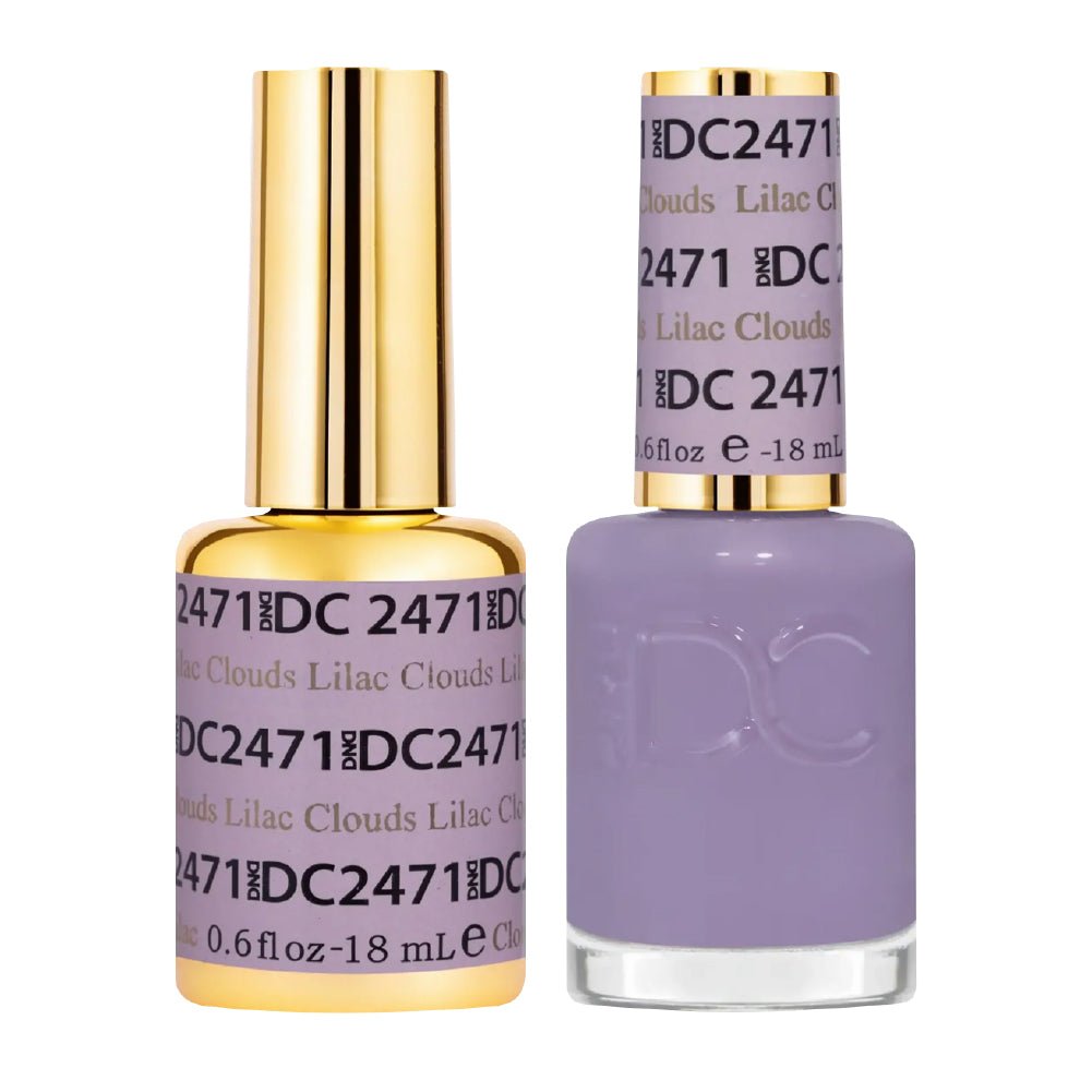 DND DC Gel Nail Polish Duo - 2471 Lilac Clouds - DTK Nail Supply