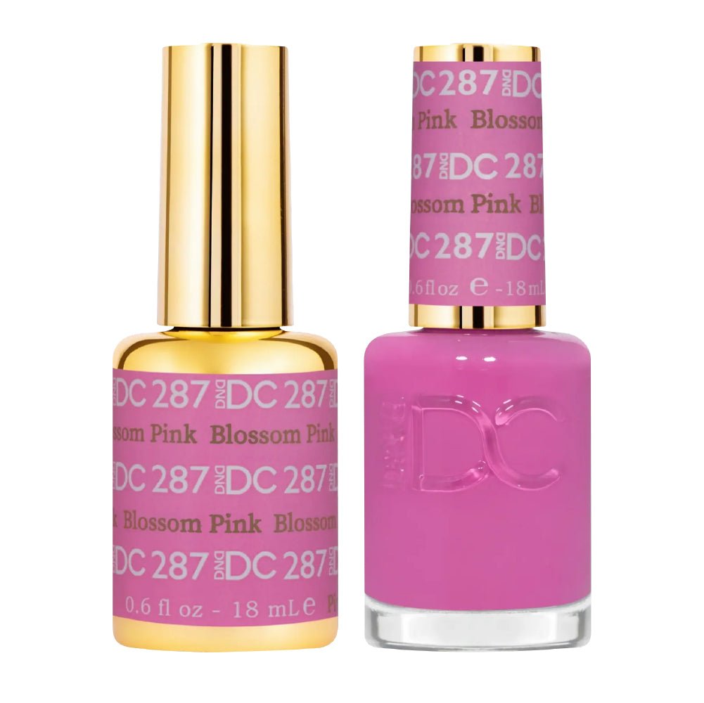 DND DC Gel Nail Polish Duo - 287 Pink Blossom - DTK Nail Supply
