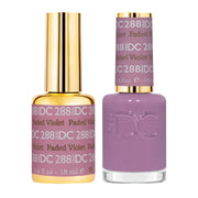 DND DC Gel Nail Polish Duo - 288 Faded Violet - DTK Nail Supply