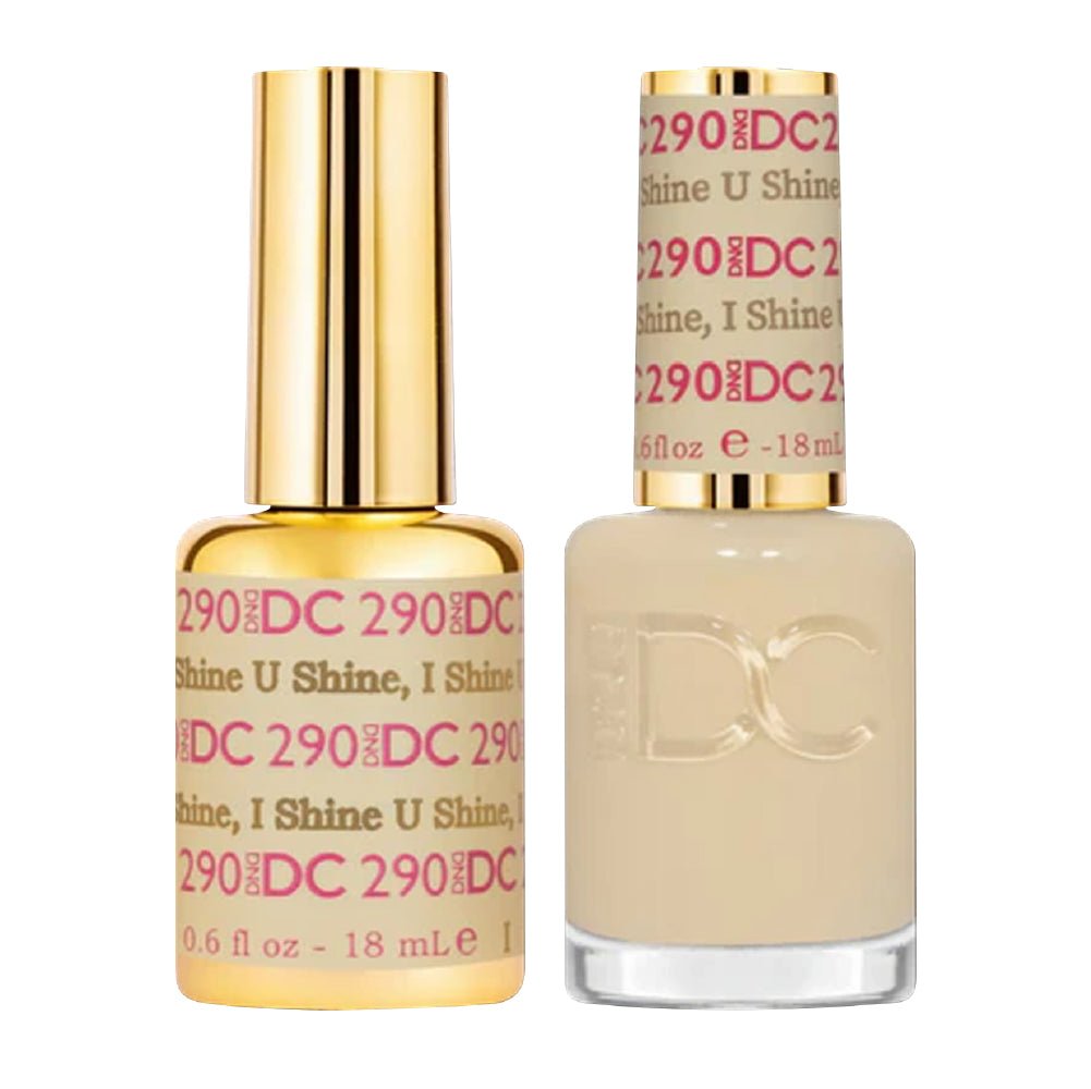 DND DC Gel Nail Polish Duo - 290 U Shine, I Shine - DTK Nail Supply