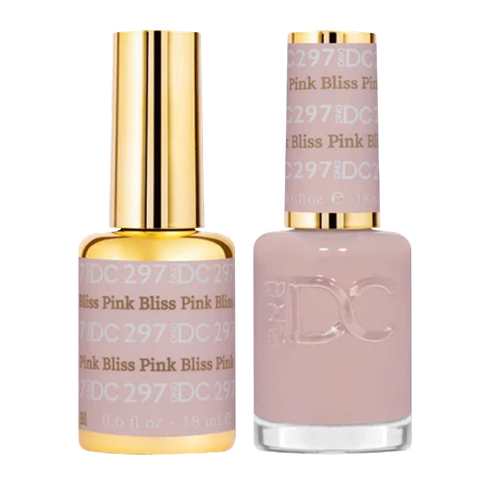 DND DC Gel Nail Polish Duo - 297 Pink Bliss - DTK Nail Supply