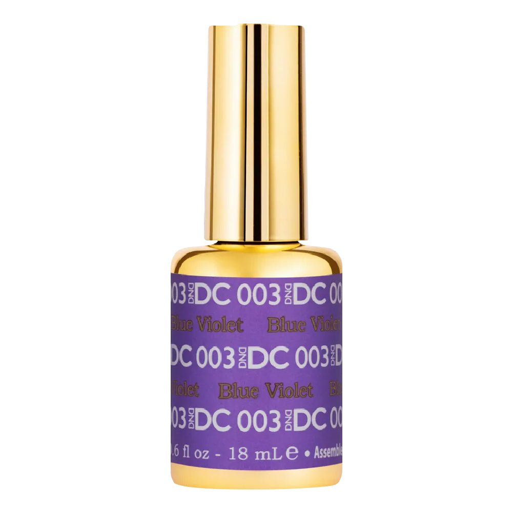 DND DC Gel Polish - 003 Blue Violet - DTK Nail Supply