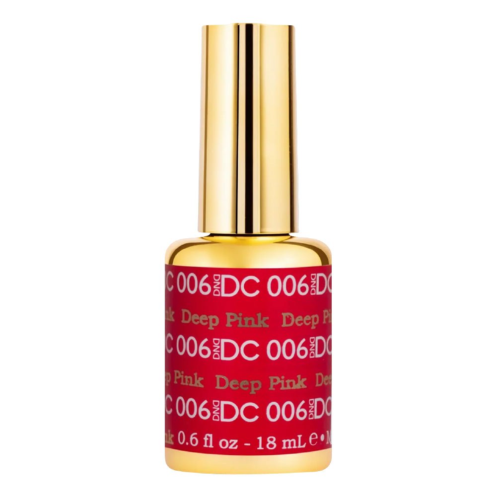 DND DC Gel Polish - 006 Deep Pink - DTK Nail Supply