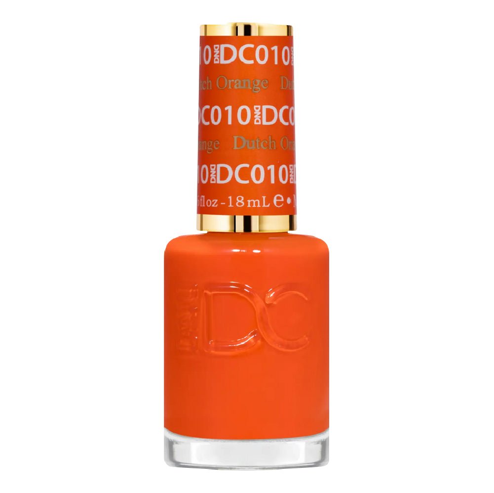 DND DC Gel Polish - 010 Dutch Orange - DTK Nail Supply