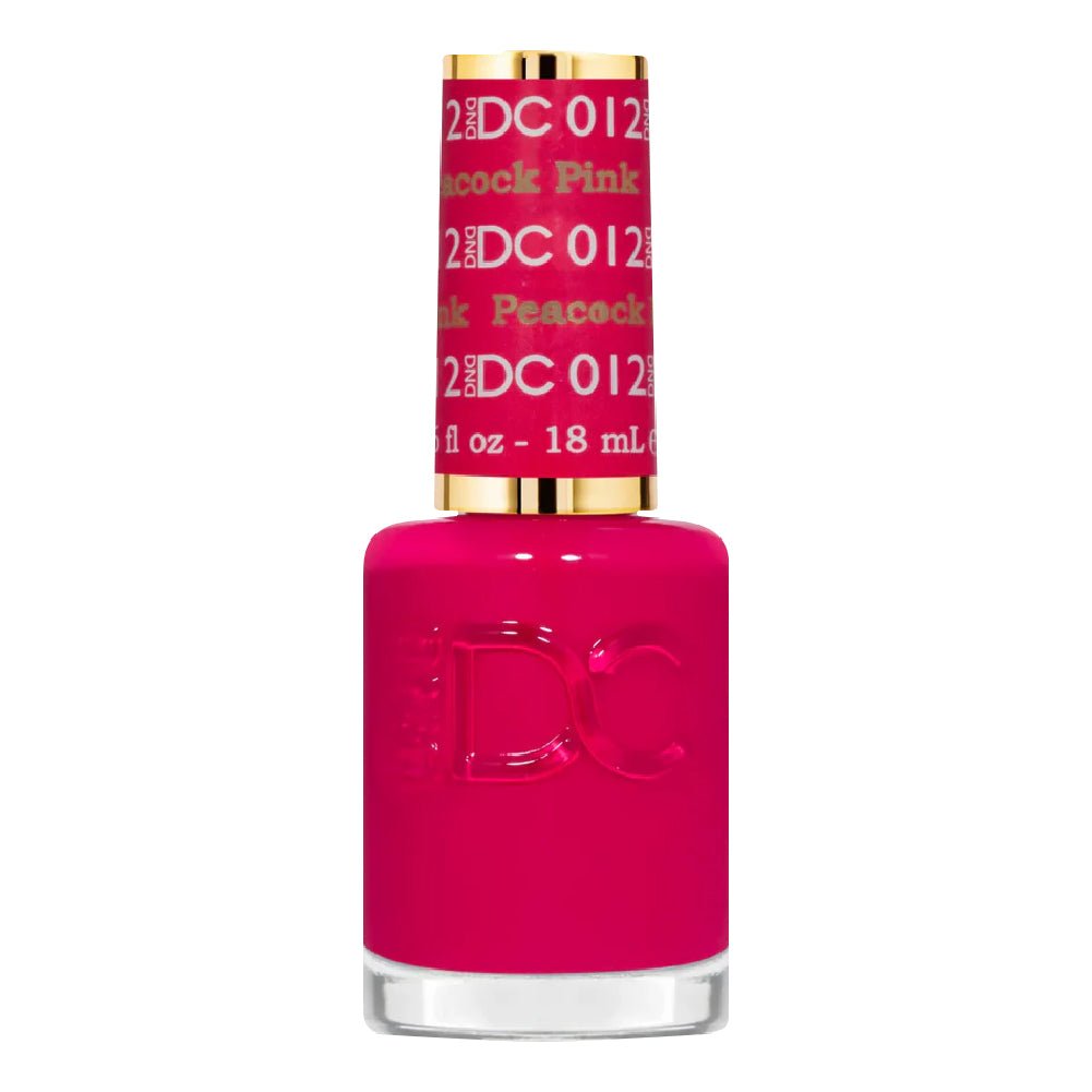 DND DC Gel Polish - 012 Peacock Pink - DTK Nail Supply