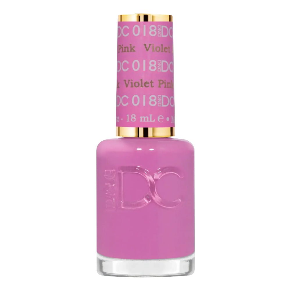 DND DC Gel Polish - 018 Violet Pink - DTK Nail Supply