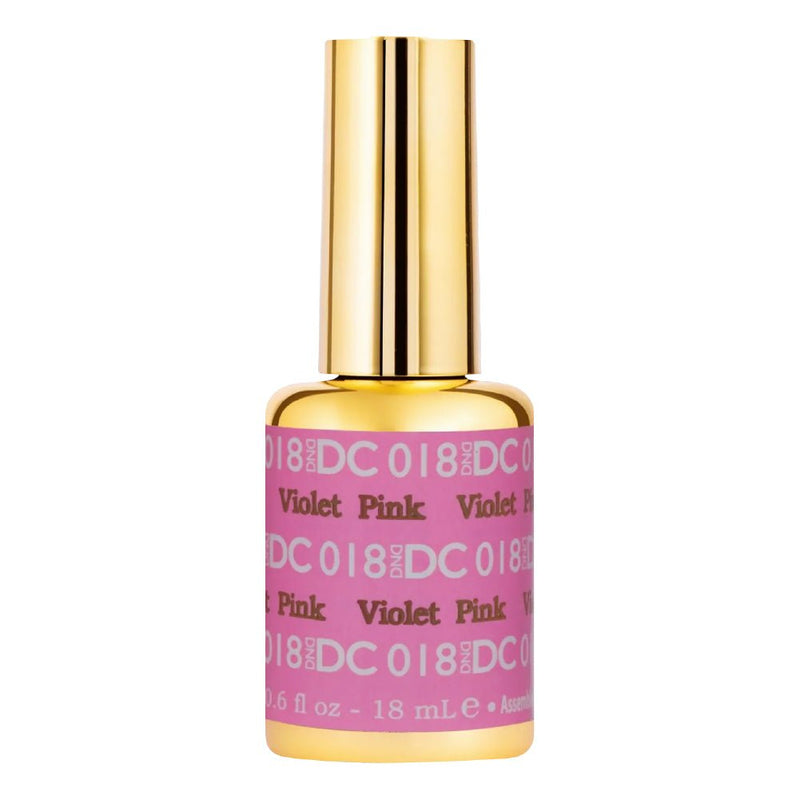 DND DC Gel Polish - 018 Violet Pink - DTK Nail Supply