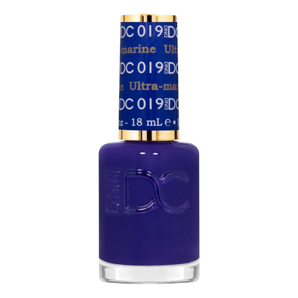 DND DC Gel Polish - 019 Ultra Marine - DTK Nail Supply