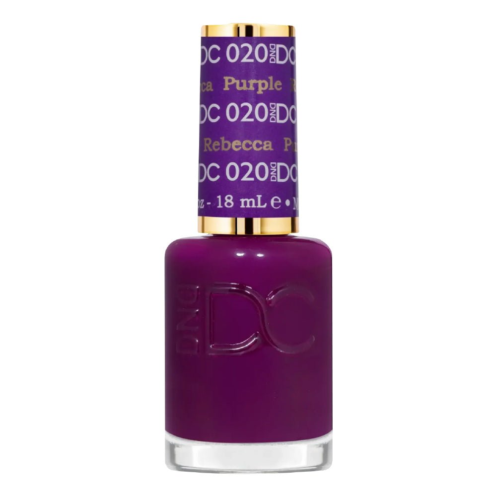 DND DC Gel Polish - 020 Rebecca Purple - DTK Nail Supply