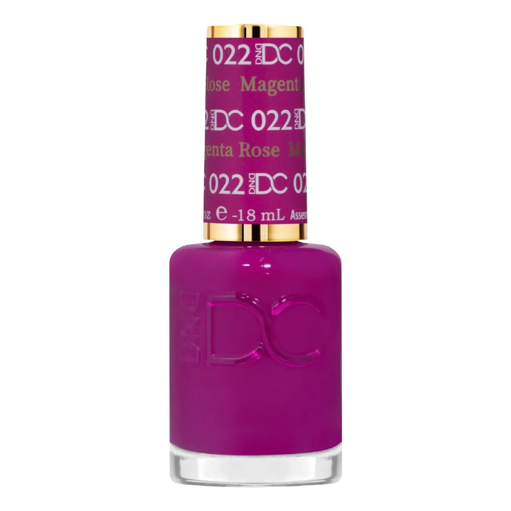 DND DC Gel Polish - 022 Magenta Rose - DTK Nail Supply
