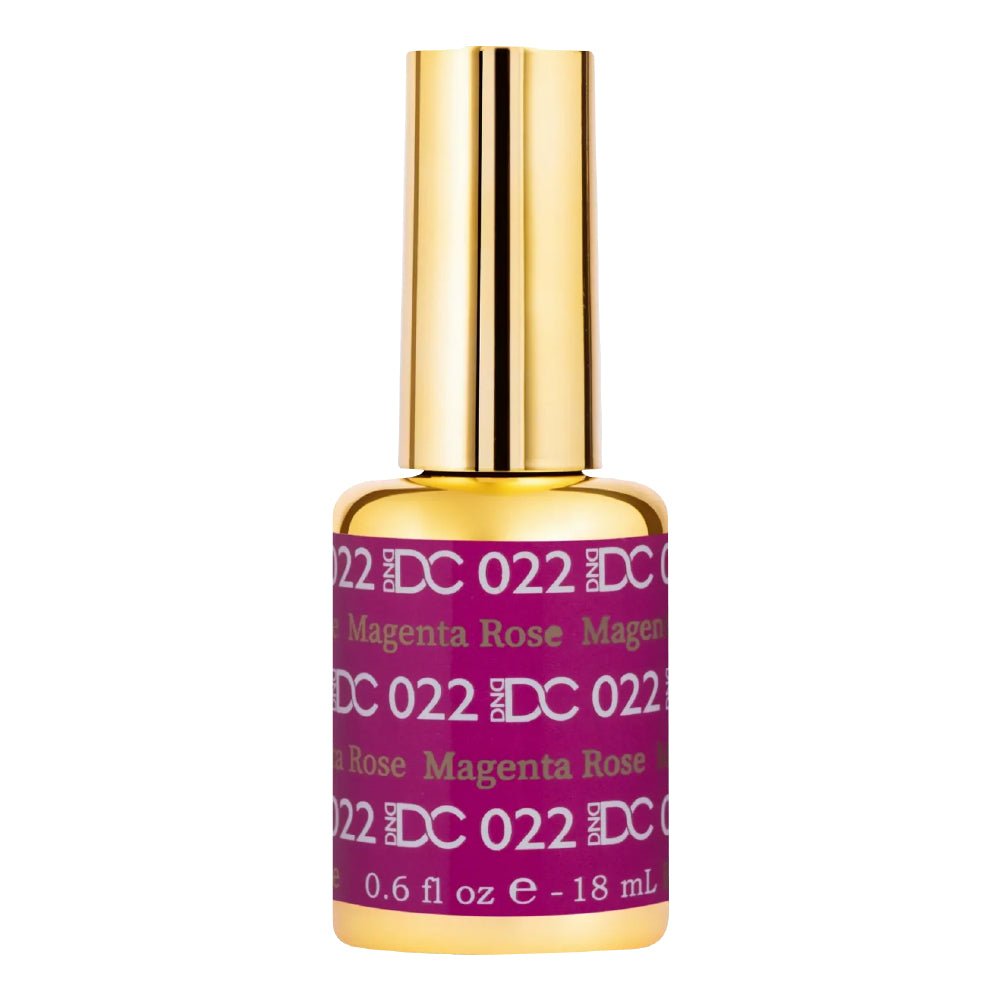 DND DC Gel Polish - 022 Magenta Rose - DTK Nail Supply