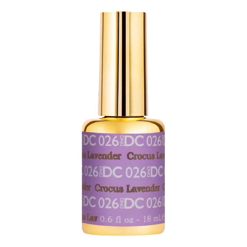 DND DC Gel Polish - 026 Crocus Lavender - DTK Nail Supply