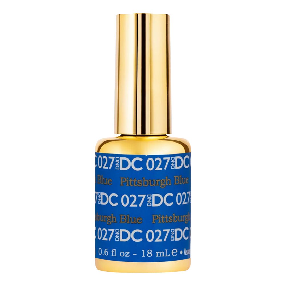 DND DC Gel Polish - 027 Pittsburgh Blue - DTK Nail Supply