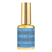 DND DC Gel Polish - 030 Blue, Aqua Blue - DTK Nail Supply