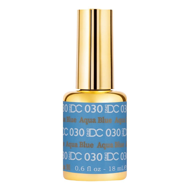 DND DC Gel Polish - 030 Blue, Aqua Blue - DTK Nail Supply