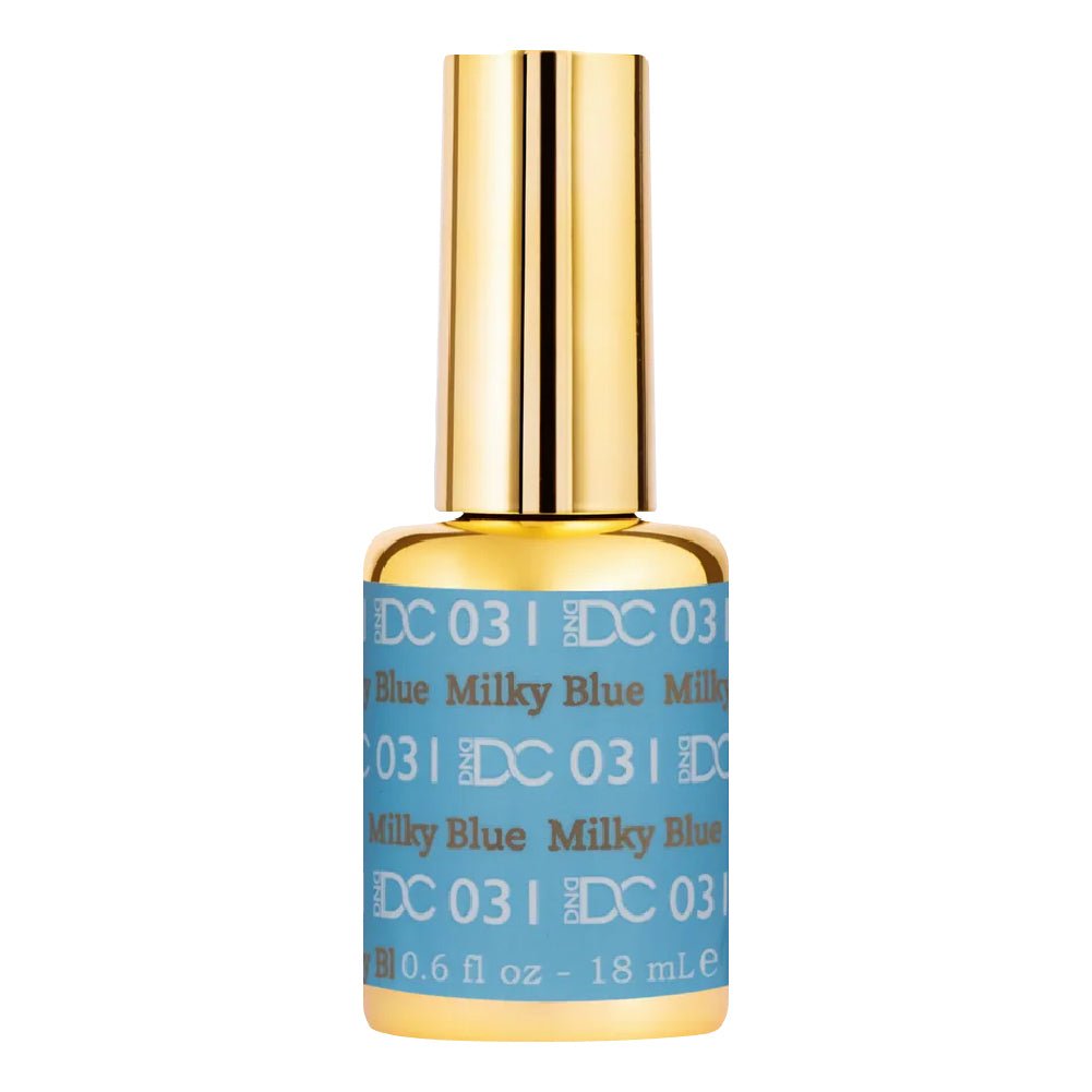DND DC Gel Polish - 031 Milky Blue - DTK Nail Supply