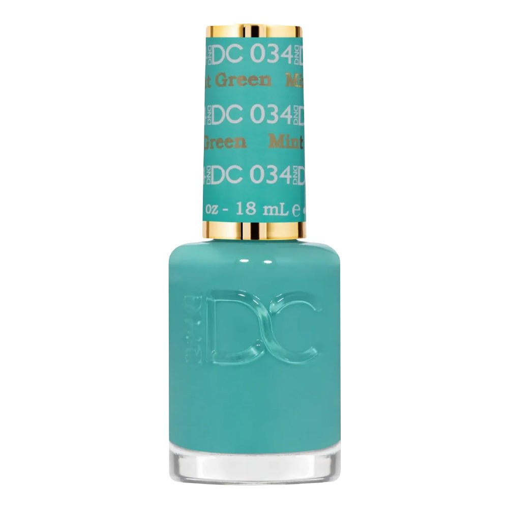 DND DC Gel Polish - 034 Mint Green - DTK Nail Supply