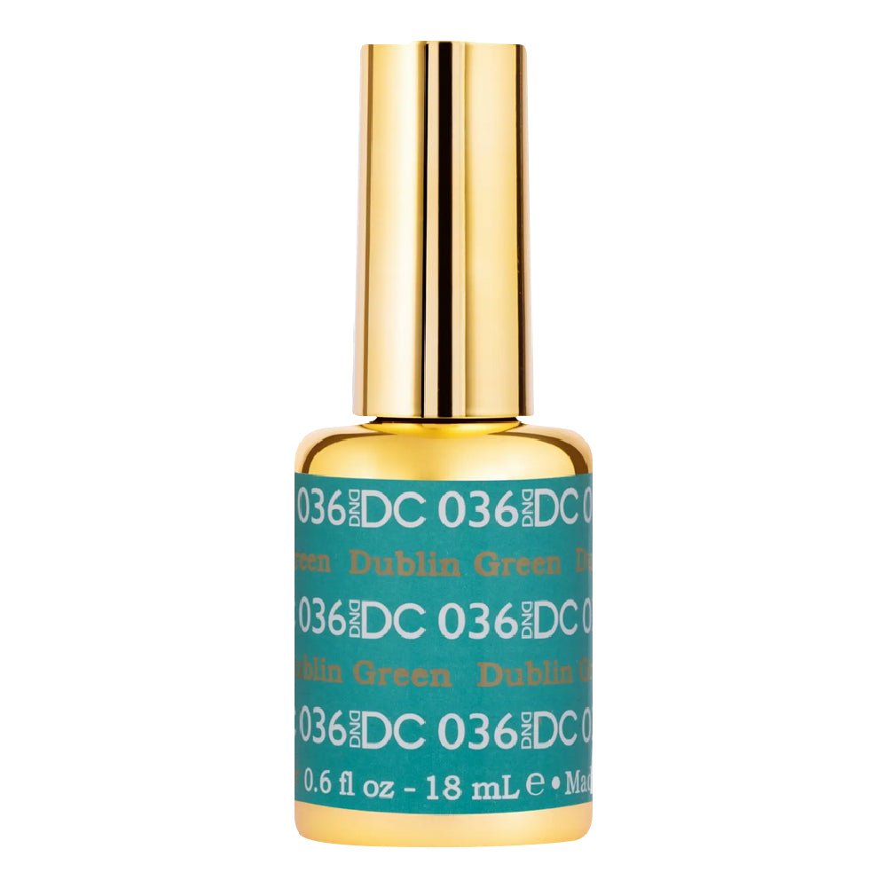 DND DC Gel Polish - 036 Dublin Green - DTK Nail Supply
