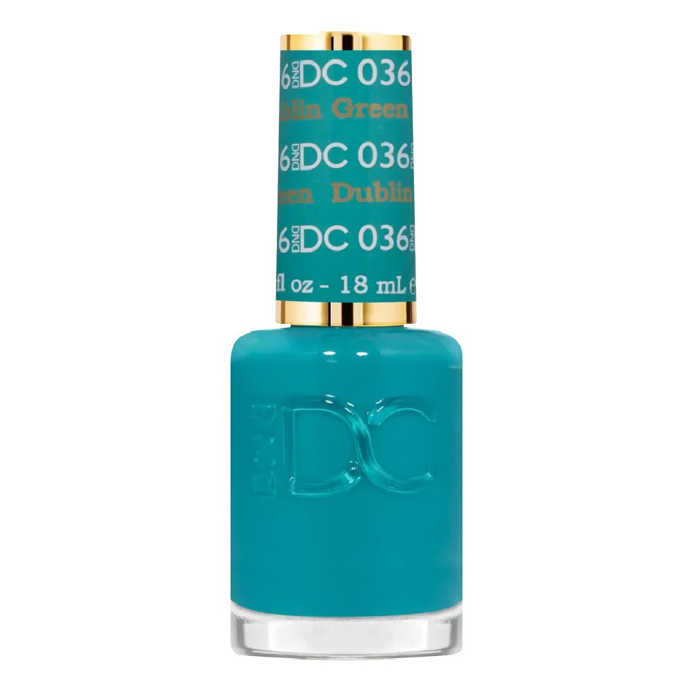DND DC Gel Polish - 036 Dublin Green - DTK Nail Supply