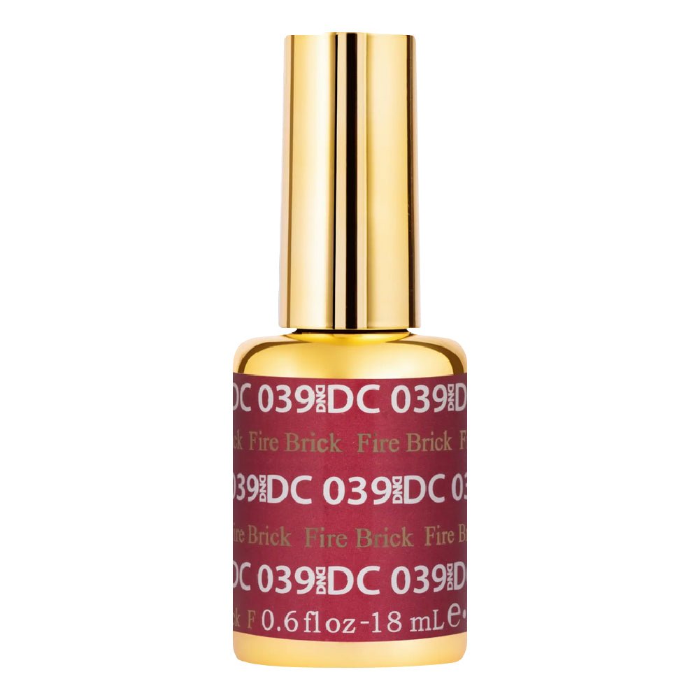 DND DC Gel Polish - 039 Fire Brick - DTK Nail Supply