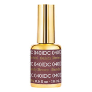 DND DC Gel Polish - 040 Sandy Brown - DTK Nail Supply