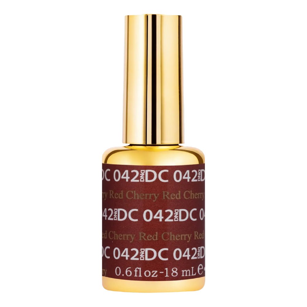 DND DC Gel Polish - 042 Red Cherry - DTK Nail Supply