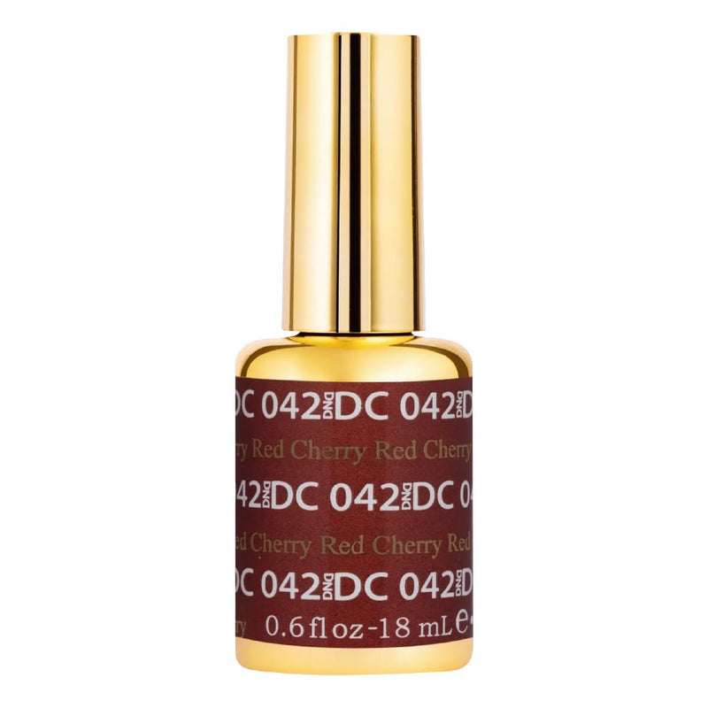 DND DC Gel Polish - 042 Red Cherry - DTK Nail Supply