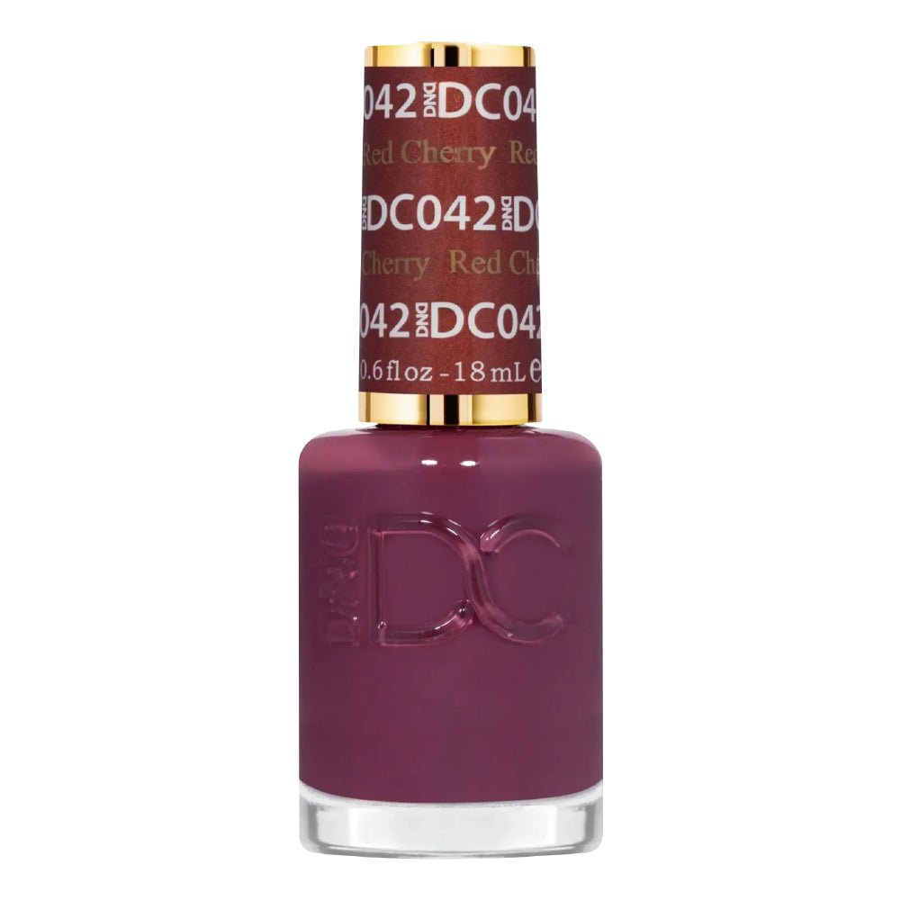 DND DC Gel Polish - 042 Red Cherry - DTK Nail Supply