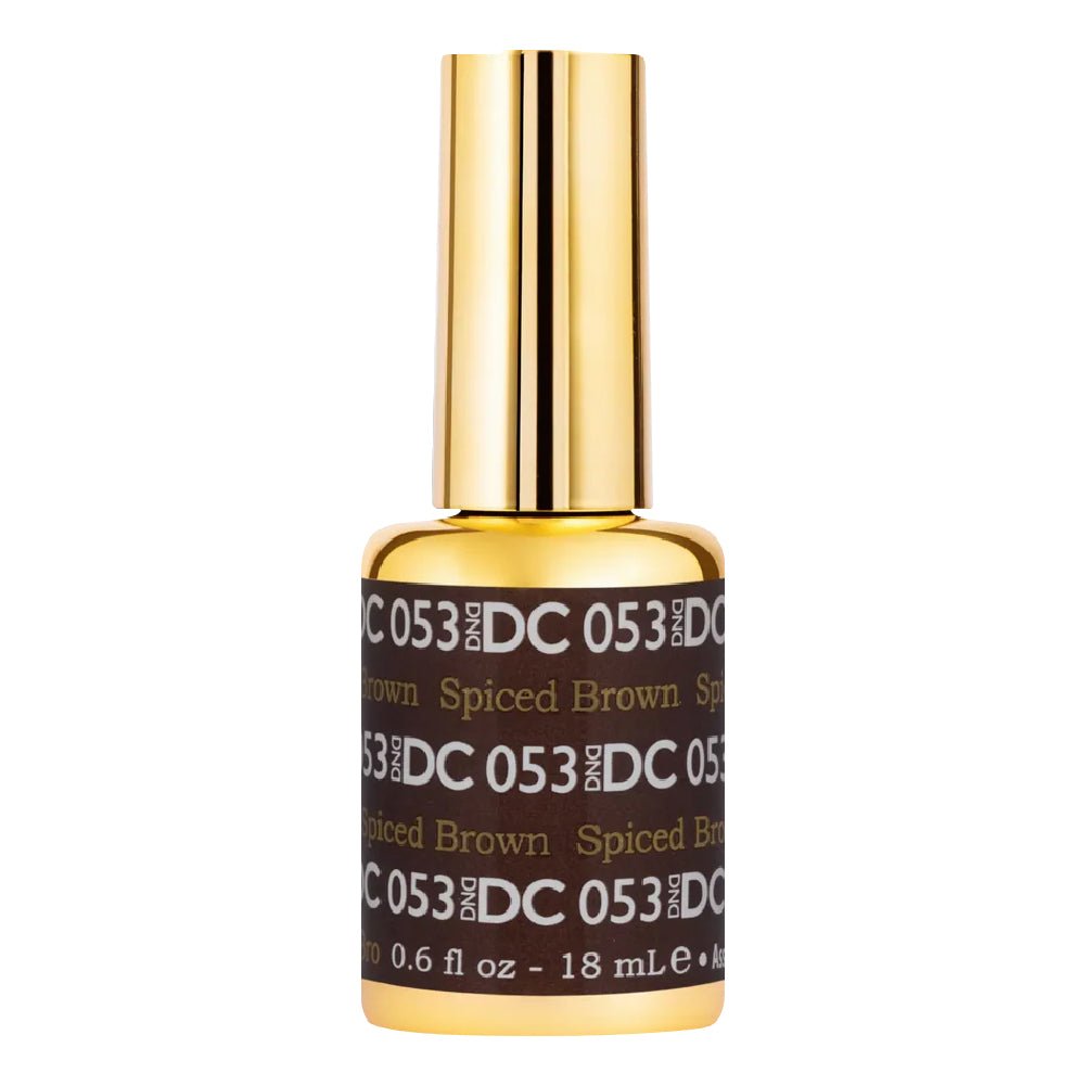 DND DC Gel Polish - 053 Spiced Brown - DTK Nail Supply