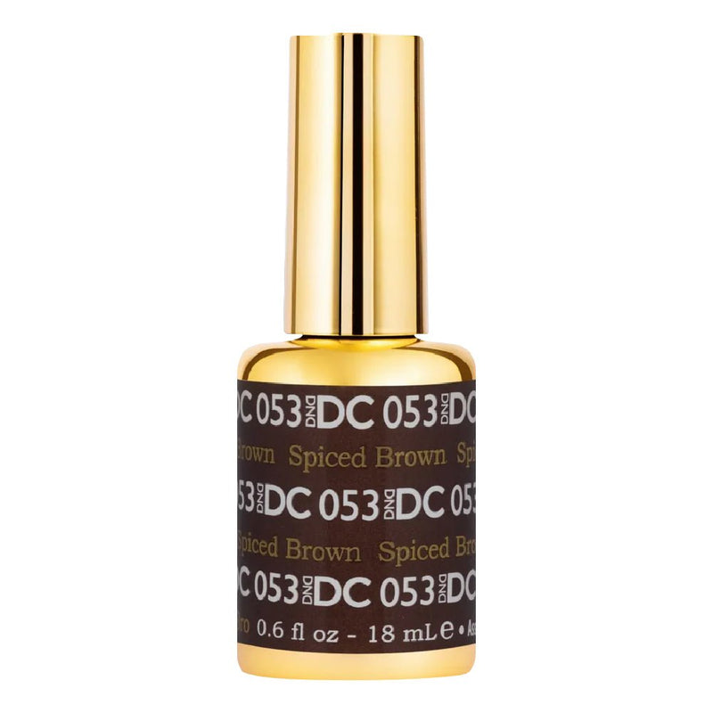 DND DC Gel Polish - 053 Spiced Brown - DTK Nail Supply