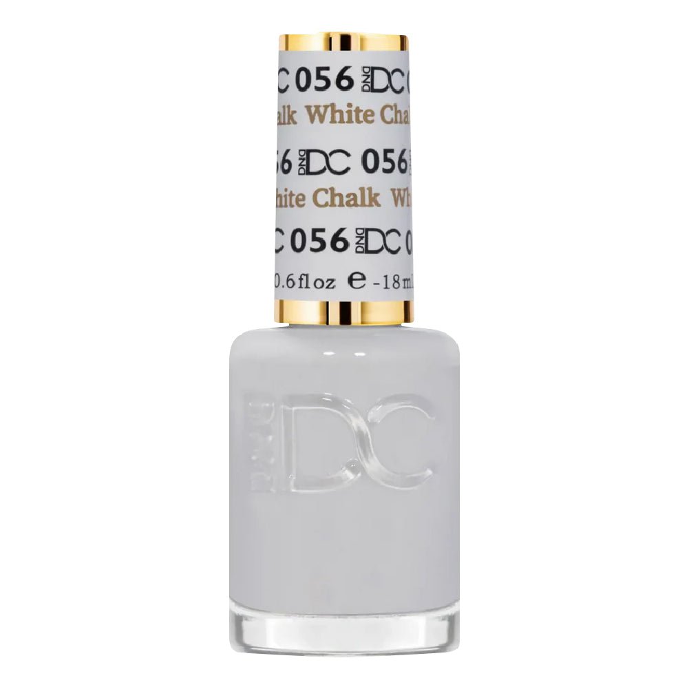 DND DC Gel Polish - 056 White Chalk - DTK Nail Supply