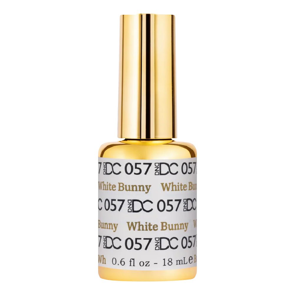DND DC Gel Polish - 057 White Bunny - DTK Nail Supply