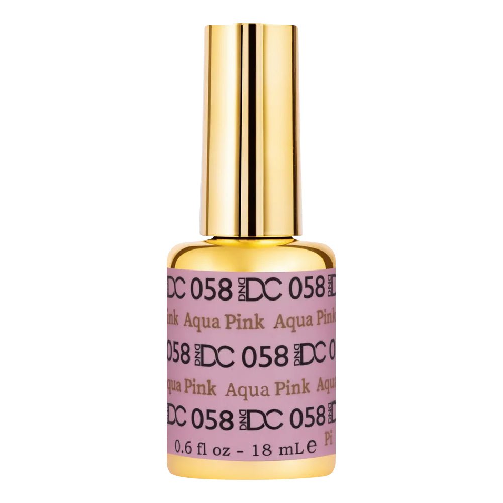 DND DC Gel Polish - 058 Aqua Pink - DTK Nail Supply