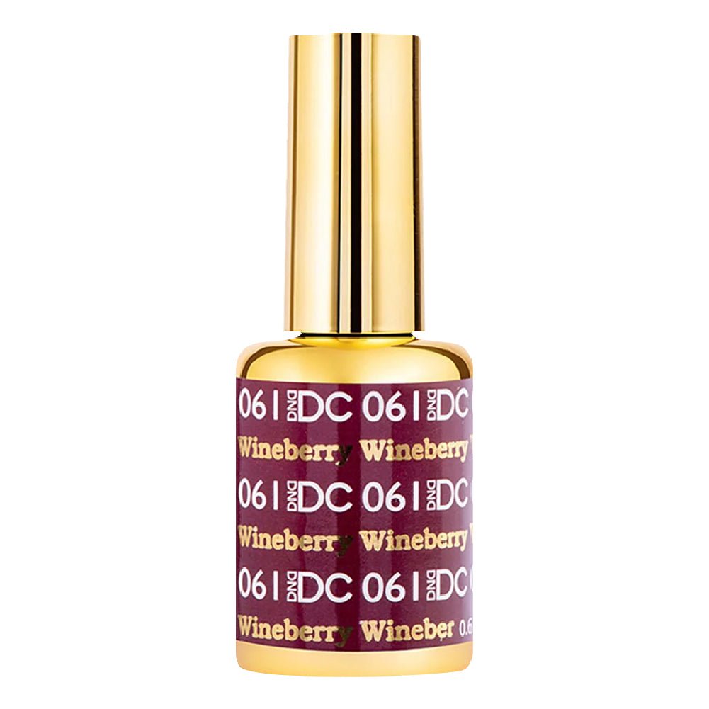 DND DC Gel Polish - 061 Wine Berry - DTK Nail Supply