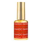DND DC Gel Polish - 064 Valentine Red - DTK Nail Supply