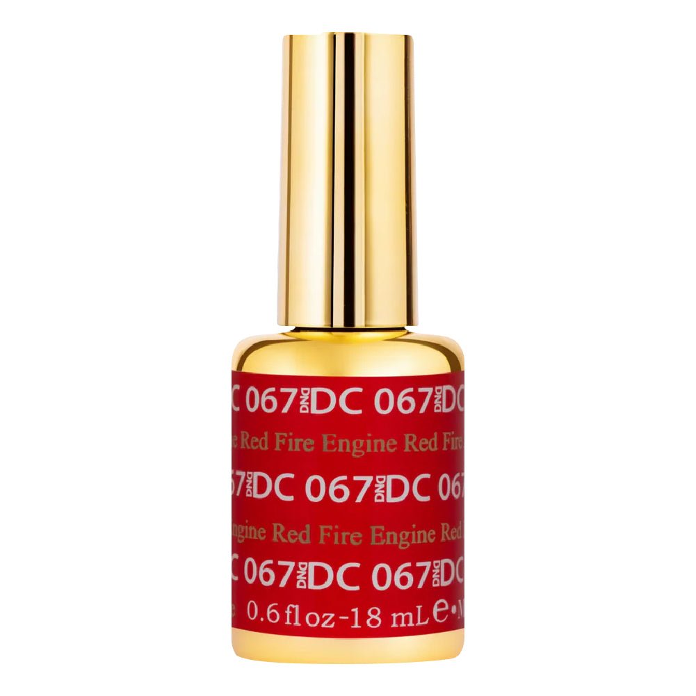 DND DC Gel Polish - 067 Fire Engine Red - DTK Nail Supply